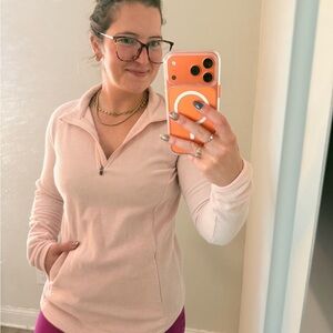 BCG Soft Pink Fleece Pullover